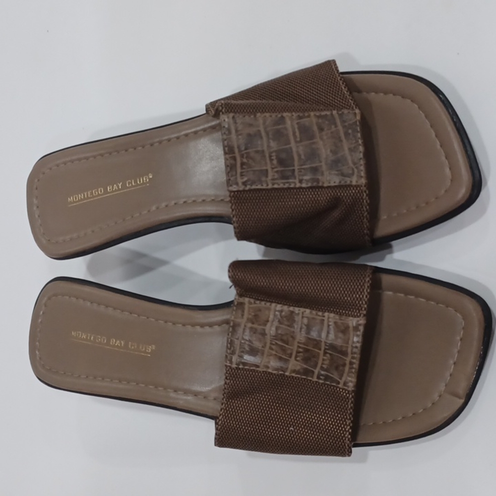 Montego Bay Club summer slides sandals